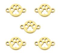 kkjoy 5Pcs Stainless Steel Animals Charms for Jewelry Making and Crafting, Assorted Pendant Mini Charm Craft Supplies Accessories for DIY Bracelet Necklace Earrings, 5PCS, Stainless Steel, No Gemstone