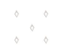 kkjoy 5Pcs Stainless Steel DIY Charms for Jewelry Making and Crafting, Assorted Pendant Mini Charm Craft Supplies Accessories for DIY Bracelet Necklace Earrings(DIY Pendant Charms Series 2), 5PCS