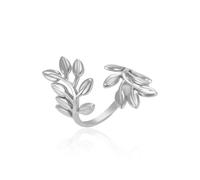 kkjoy Adjustable Leaf Ring Twig Branch Wrap Ring for Women Men
