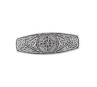 KKJOY Metal Celtic Knot Barrettes Vintage 4-Pointed Witches Knot Hair Clips Hand Crafted Spring Clip Hair Pin Headpieces Wedding Bridal Hair Accessories for Women Girls
