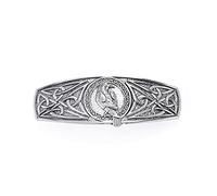 KKJOY Metal Celtic Knot Barrettes Vintage Crow Raven Hair Clips Hand Crafted Spring Clip Hair Pin Headpieces Wedding Bridal Hair Accessories for Women Girls