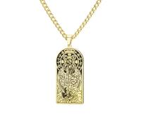 kkjoy St. Michael Archangel Necklace St. Benedict Exorcism Medal Jewelry