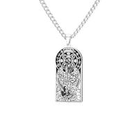 kkjoy St. Michael Archangel Necklace St. Benedict Exorcism Medal Jewelry
