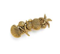 KKJOY Vintage Seashell Hair Clips Starfish Barrettes Hand Crafted Spring Clip Metal Hair Pin Headpieces Wedding Bridal Hair Accessories for Women Girls