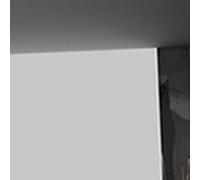 KKJPL Round Ceiling Hanging Double Sided Mirror With LED Light 360 Degree Rotatable, 3 Colors Dimmable Light, Suitable For Home Or Hotel(Black,40x40cm)