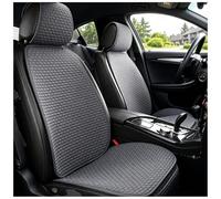 KKJZFRDCR Car Seat Covers Full Set, for Citroen DS3/DS3 Racing/DS3 Cabrio/DS4/DS5/DS3 Crossback/DS 4S Breathable Linen Front Seat Protector Padded Interior Cushion Anti-Slip Backrest Mats,B