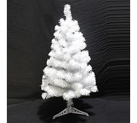 KKLT 3ft Mini Desktop Decoration Artificial Christmas Tree,Christmas Pine With Foldable Stand,Easy Assembly For Holiday Decoration-White 90cm(3ft)