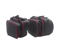 KKMNAIF Foldable Saddle Bag Expandable Black Red Pannier Liners Bags Cover for Ducati for MULTISTRADA V4 S 2021 Motorcycle Touring Bags(Side Bag)