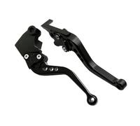KKMNAIF Motorcycle Handlebar Brake Clutch Lever Adjustable Sport Clutch and Brake Levers for Tr&iumph for Daytona 675 2006-2017 Motorcycle Brake Lever(Black Short)