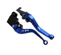 KKMNAIF Motorcycle Handlebar Brake Clutch Lever Adjustable Sport Clutch and Brake Levers for Tr&iumph for Daytona 675 2006-2017 Motorcycle Brake Lever(Blue Short)