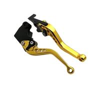 KKMNAIF Motorcycle Handlebar Brake Clutch Lever Adjustable Sport Clutch and Brake Levers for Tr&iumph for Daytona 675 2006-2017 Motorcycle Brake Lever(Yellow Short)