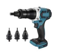 KKnoon Powerful Brushless Electric Rivet Nut Machine Kit Automatic Electric Riveter Set Riveting Tool with Riveter Heads