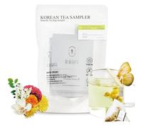 KKOKDAM Tea, 6 Butterfly Flower Tea Bag Sampler Kit, 6Count Samplers For Home Cafe, Cafeteria Tea Menu, Korean Tea