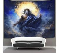 KKOLASXZE 3D Jesus Print Wall Blanket Home Decoration Bedding Poster Wall Art Tapestry Wall Hanging Tapestries Soft Polyester for Bedroom Living Room, Dorm & Room Decor 70cmx100cm