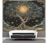 KKOLASXZE 3D Tree of Life Print Wall Blanket Home Decoration Bedding Poster Wall Art Tapestry Wall Hanging Tapestries Soft Polyester for Bedroom,Decorations Beach Blanket College Dorm 70cmx100cm