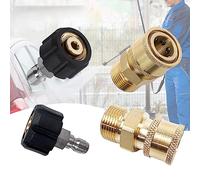 KKONHII 4 Pack Pressure Washer Quick Connect Fittings, M22 14mm to 1/4 Inch Quick Connect Fittings Kits Pressure Washer Adapter Set Quick Connect Gun to Hose for Garden Pressure Washer 5000 PSI