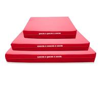 KKosiproducts Landing Tumbling Safety Crash Mat for Gym Training excercise, Bouncy Castle Boulldering Wall Medium (100cm x 100cm) Red