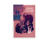 KKPLMM Fight Club Poster 2 Poster Decorative Painting Canvas Wall Posters And Art Picture Print Modern Family Bedroom Decor Posters 08x12inch(20x30cm)