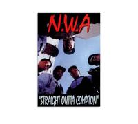 KKPLMM N.W.A - Straight Outta Compton Poster Decorative Painting Canvas Wall Posters And Art Picture Print Modern Family Bedroom Decor Posters 24x36inch(60x90cm)