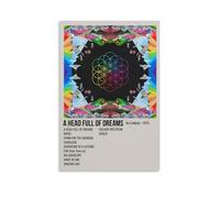 KKPLMM Poster for A Head Full of Dreams by Coldplay Poster Decorative Painting Canvas Wall Posters And Art Picture Print Modern Family Bedroom Decor Posters 08x12inch(20x30cm)