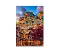 KKPLO Works of Antoni Gaudí Poster Decorative Painting Canvas Wall Posters And Art Picture Print Modern Family Bedroom Decor Posters 24x36inch(60x90cm)