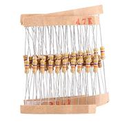 KKPLZZ 1000pcs 1/2W Carbon Film Resistors Assortment Kit, 100 Values from 1 Ohm to 10M Ohm, 5% Tolerance, with Individually Labeled Pack, for Electronics Projects and Repair