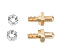 KKPLZZ 2 Pack 70332 Stainless Steel Grill Door Hinge Pin Set, Adjustable Hinge Bolts and Nuts for Weber Summit Grill