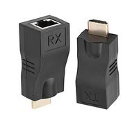 KKPLZZ 2 X HDMI 30m To RJ45 Network Cable Extender Converter Repeater Over CAT - 5e CAT6