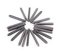 KKPLZZ 20pcs Jewelry Metal Stamps Set, Carbon Steel Floral Pattern Engraving Tools with Ergonomic Handle, for Jewelry Metal Wood Leather Craft