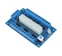 KKPLZZ 24 20Pin ATX Power Supply Module, Bench Top Board Adapter with Lock Button Switch and Indicator, for Computer PC Power Supply Testing