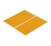 KKPLZZ 2Pcs 5.4mm Beeswax Press Mold, Rubber Comb Foundation Sheet for DIY Beekeeping Accessory, with Raised Pattern and Foldable Design