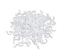 KKPLZZ 300 Plastic Tomato Clips, Reusable Plant Support Clips with Tab Design, for Vegetables Flowers Vines Like Tomatoes Cucumbers Grapes (50 Pcs/Pack)
