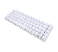 KKPLZZ 68 Wired Mechanical Keyboard RGB Backlight Blue Switch 60% Compact Ergonomic Gaming Keyboard for PC Laptop Players (White)