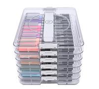 KKPLZZ 72 Colors Acrylic Marker Set, No Shake Direct Use Paint Pens for Art Drawing Craft, with Storage Box for Rock Painting Ceramics Glass Wood Fabric Canvas