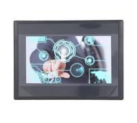 KKPLZZ 7in HMI Touch Screen TFT LCD PLC Control Panel for FX3U 1Pack | 32Bit ARM9 Processor, 800x480 Display, IP65 Front Panel