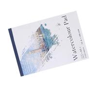 KKPLZZ A5 A4 Sketch Book, Artist Drawing Notebook with Cardboard Backing, Uniform Surface for Watercolor Painting, Art Design Study (A5)