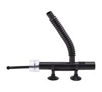 KKPLZZ Aquarium Oil Film Skimmer Self Floating Surface Remover | 360 Degree Inlet, Plastic Build, Adjustable Lever, for Grass Tanks, External Filter or Submersible Motor Connection