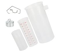 KKPLZZ Archimedes Principle Overflow Cup, Physics Experiment Teaching Tools with Transparent Measuring Tube for Middle School Science Education