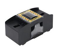 KKPLZZ Automatic Poker Shuffler, Electric Card Shuffling Machine for Poker Texas Holdem Blackjack, with Premium Plastic Material, Fits Standard Size Cards