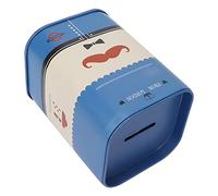 KKPLZZ Blade Disposal Container, Portable 3.0x4.1 Inch Iron Sharps (Blue | Large Capacity for Blades/syringes, Thickened Iron Material Prevents Puncture, 3cm Top Opening for Easy Use, Compact Design