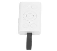 KKPLZZ Bluetooth Remote Control 9 Key Camera Selfie Clicker Video Scrolling APP Book Page Turner for Phone Tablet (White)