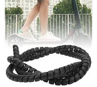 KKPLZZ Brake Line Spiral Tube Cable Protector for M365 Electric Scooter (Black)