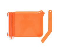 KKPLZZ Counting Tray, Non Contact Clean Dispenser with Spatula and Transparent Lid, Ergonomic L Shape for Elderly and Hand Disease Patients