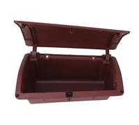 KKPLZZ Dashboard Interior Storage Box, 55042 0K020 Replacement for TOYOTA Vigo 2004-2014, Dashboard Organizer with LHD Passenger Side (Red)