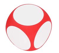 KKPLZZ Dice, Writable and Cleanable Teaching Dice with Vibrant Colors, for Math Games and Word Spelling Practice in Kindergarten and Above (Red)