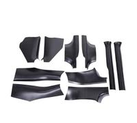 KKPLZZ Door Sill Protector Set for Model Y Juniper 2025-2026 Carbon Fiber | Precision-Fit Replacement, ABS Material, A B C Pillar & Front Rear Covers, Repels Snow Mud Dust, Not Fit 7-seat