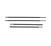 KKPLZZ Door Window Weatherstrip Trim 4Pcs Sienna XL30 2011-2020 | Outer Window Seal Belt, Rubber Abs Construction, Wind Water Dust Barrier, Sienna XL30 2011 to 2020 Fitment