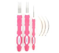 KKPLZZ Dreadlocks Crochet Hook, 0.5mm Fast Braiding Dreadlocks Needle Weaving Crochet,Dreadlocks Interlocking Tool Set for Wig Making Hair