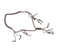 KKPLZZ Duck call lanyard, hand knitting technology durable nylon paracord, with loops for outdoor camping and adventure activities (Khaki)