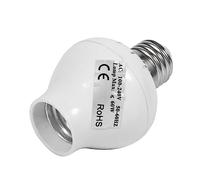 KKPLZZ E27 Microwave Radar PIR Motion Sensor LED Light Bulb Switch Socket Lamp Holder AC 100-240V